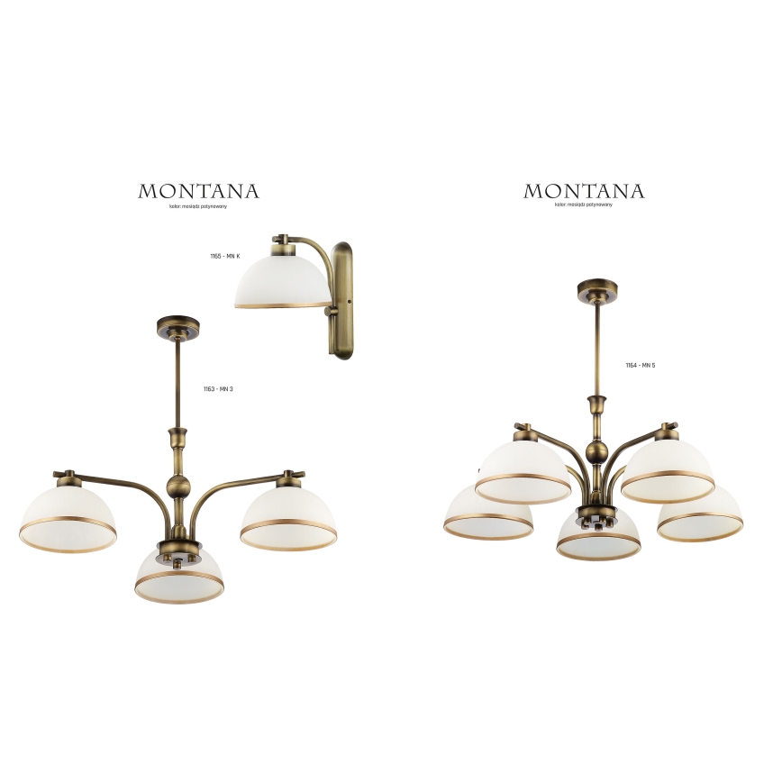 Jupiter 1163 - Hanglamp MONTANA 3xE27/60W/230V