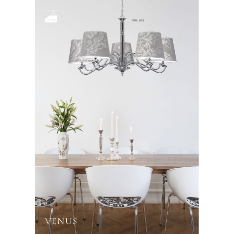 Table de salle à manger 180 cm VENUS en blanc brillant