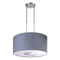 Jupiter 1369 - GR - Hanglamp met vaste pendel NOTE 3xE27/60W/230V