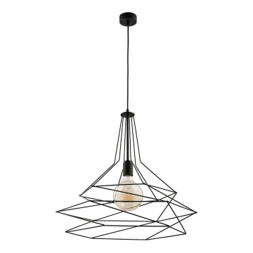 Jupiter 1657 - Hanglamp aan koord ORO 1xE27/60W/230V zwart