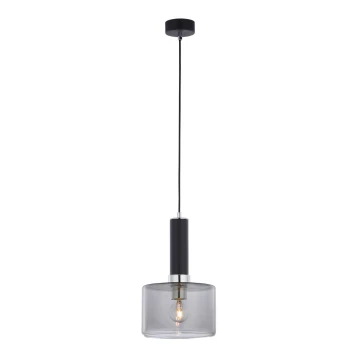 Jupiter 1858 - VA1 - Hanglamp aan koord VANES 1xE27/60W/230V zilver/zwart