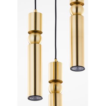 Jupiter 2019 - Hanglamp aan een koord ALAS 3xGU10/10W/230V goud