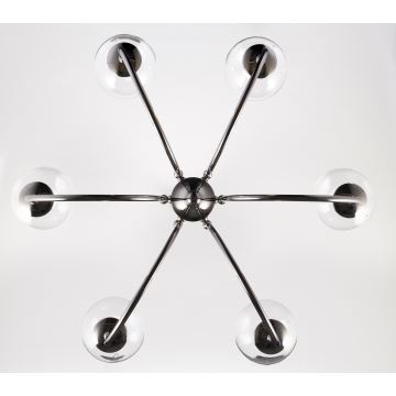 Jupiter 2022 - Suspension chaîne BRILLANTE 6xG9/10W/230V chrome brillant