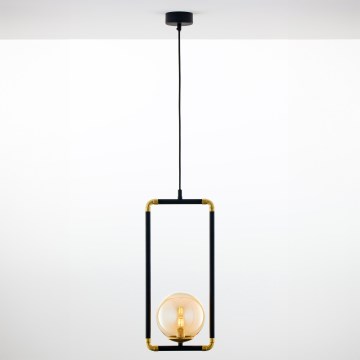 Jupiter 2024 - Hanglamp aan een koord ZAFRA 1xG9/10W/230V zwart/goud/beige