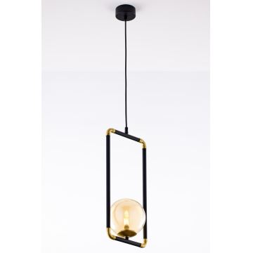 Jupiter 2024 - Hanglamp aan een koord ZAFRA 1xG9/10W/230V zwart/goud/beige