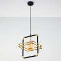 Jupiter 2025 - Hanglamp aan een koord FIORI 1xG9/10W/230V zwart/goud/beige