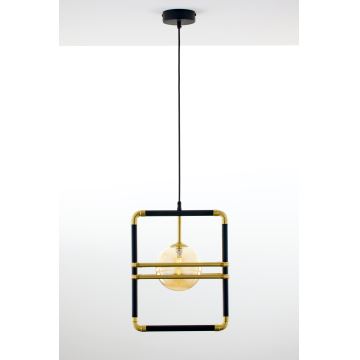 Jupiter 2025 - Hanglamp aan een koord FIORI 1xG9/10W/230V zwart/goud/beige