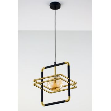 Jupiter 2025 - Hanglamp aan een koord FIORI 1xG9/10W/230V zwart/goud/beige