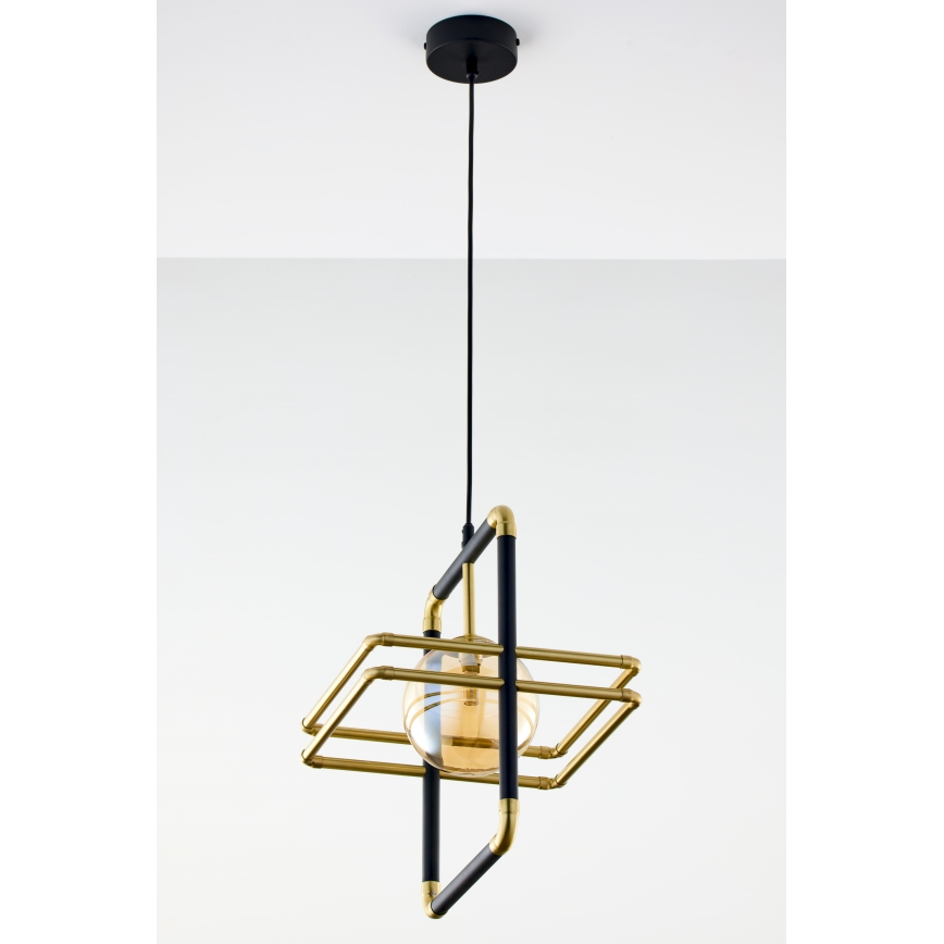 Jupiter 2025 - Hanglamp aan een koord FIORI 1xG9/10W/230V zwart/goud/beige