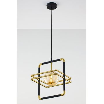 Jupiter 2025 - Hanglamp aan een koord FIORI 1xG9/10W/230V zwart/goud/beige