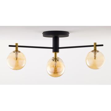 Jupiter 2031 - Bevestigde hanglamp FIGARO 4xG9/10W/230V zwart/goud/beige