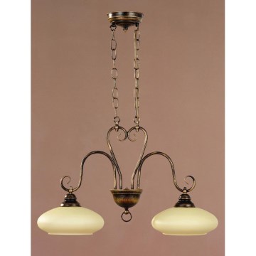 Jupiter 390 - BO-2 - Hanglamp aan een ketting BOLERO 2xE27/60W/230V