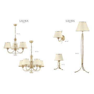 Jupiter 515 - LA-5-E - Hanglamp aan een ketting LAURA 5xE27/60W/230V