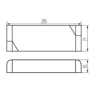 Transformateur électronique LED 200W/24V