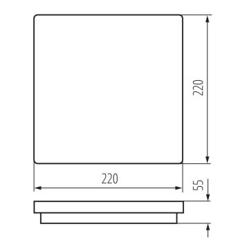 Luminaire LED extérieur BENO LED/24W/230V 4000K IP54 anthracite