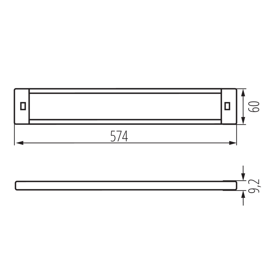 LED Dimbare meubelverlichting met bewegingssensor DAXA LED/9W/24V 3000/4000/5500K