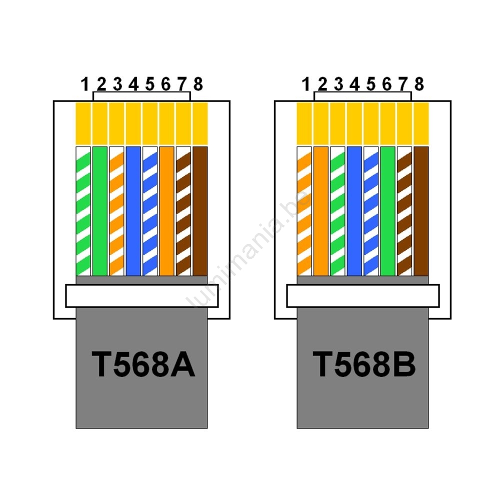 Стандарты кабеля витая пара. Обжим rj45 распиновка. Обжим кабеля rj45. Обжимка rj45 t568b. Обжимка витой пары 568b.