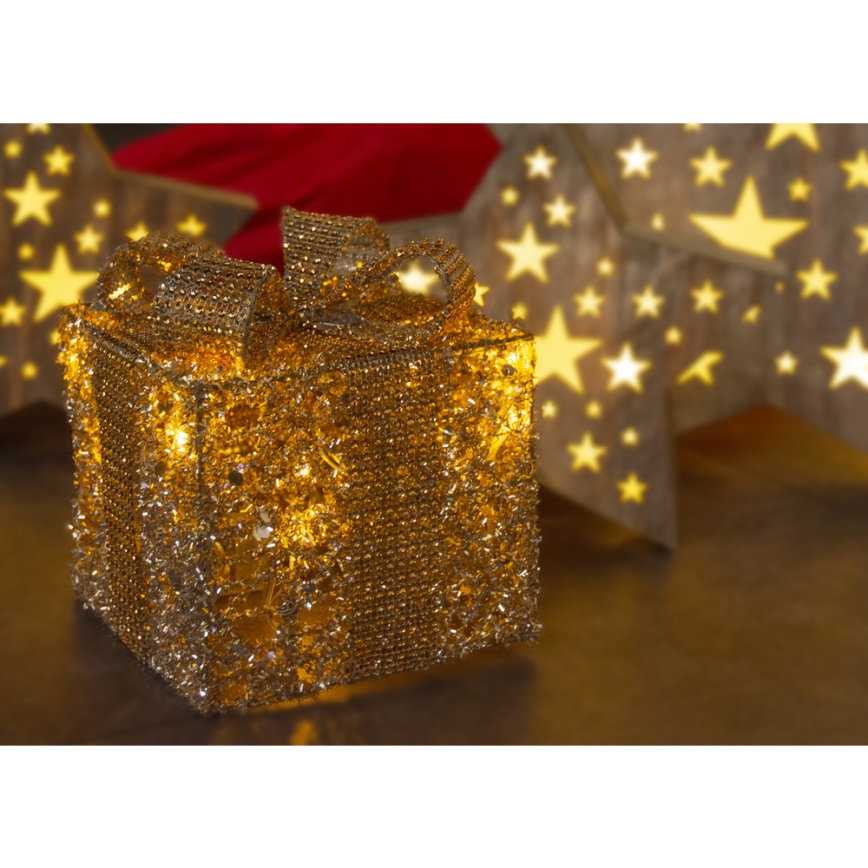 Kerst LED Decoratie LED/2xAA cadeau