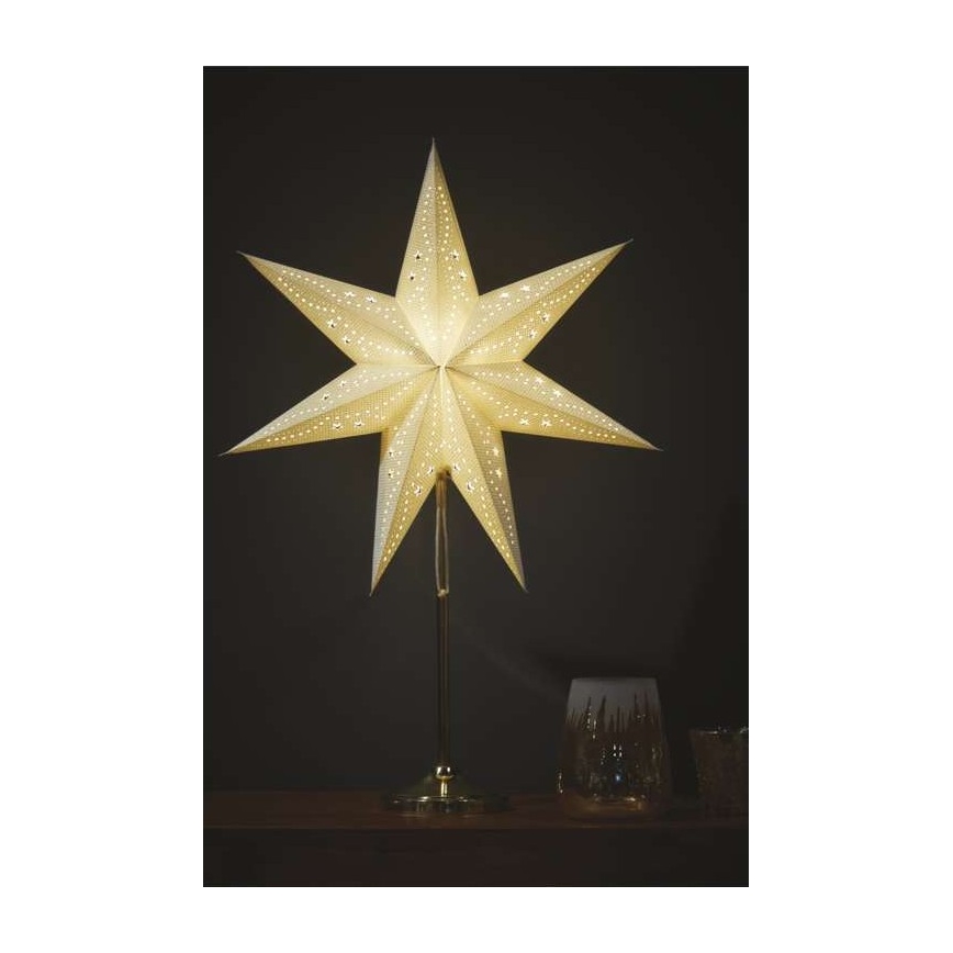 Kerstdecoratie 1xE14/25W/230V d. 45 cm goudkleurig