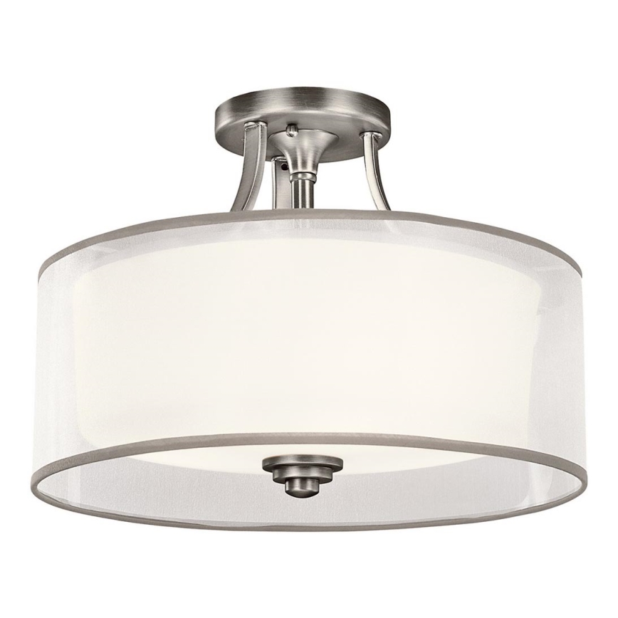 Kichler - Bevestigde hanglamp LACEY 3xE27/60W/230V chroom