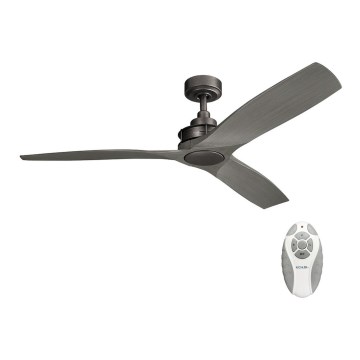 Kichler - Ventilateur de plafond RIED + télécommande