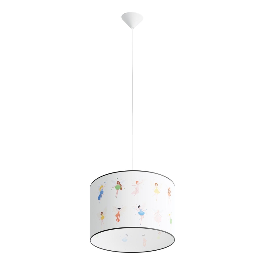 Kinder hanglamp aan een koord FAIRY 1xE27/15W/230V diameter 40 cm fee