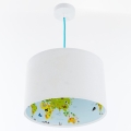 Kinder hanglamp aan een koord SWEET DREAMS 1xE27/60W/230V diameter 30 cm