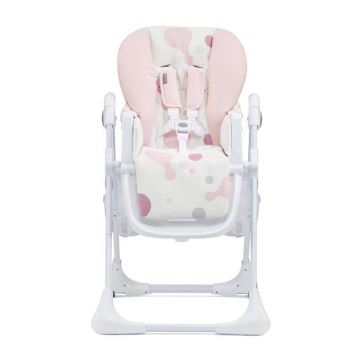 KINDERKRAFT - Chaise haute pour repas enfant YUMMY rose/blanc