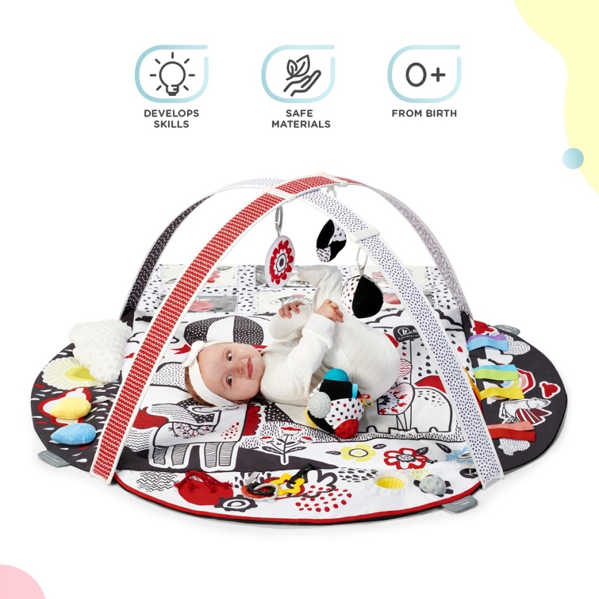 KINDERKRAFT - Couverture pour bébé pour jouer 4SMART