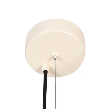 Suspension filaire ABEL 2xE27/11W/230V diam. 13 cm crème