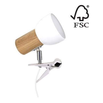 Klemlamp SVENDA 1xE27/60W/230V - FSC-gecertificeerd