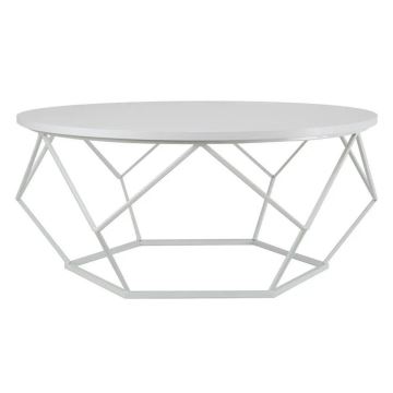 Koffie Tafel DIAMOND 41,5x90 cm wit