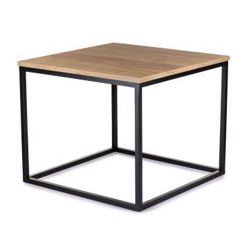 Koffie Tafel KVADRATO 50x61 cm zwart