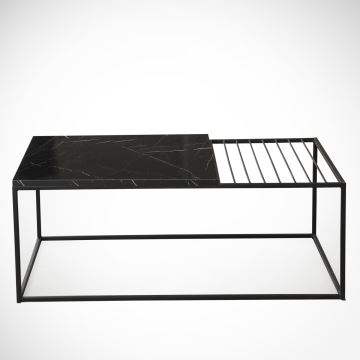 Koffie Tafel  ZINUS 43x95 cm zwart