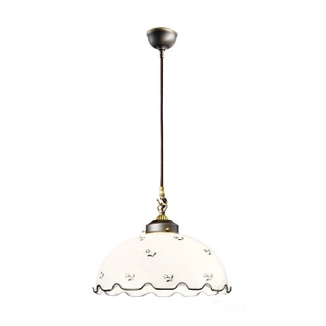 Kolarz 731.32.22 - Hanglamp met blauwe decoraties aan koord NONNA 1x E27 / 75W / 230V