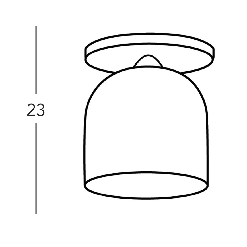 Kolarz A1352.11.Gr.100 - Bevestigde hanglamp NONNA 1xE27/60W/230V hert eiken/wit/grijs