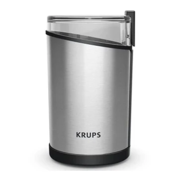 Krups - Moulin à café à grain électrique 85g FAST-TOUCH 200W/230V chrome