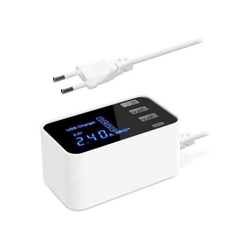 Laadstation 3xUSB A + 1xUSB C