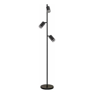 Lampadaire PARIS 3xGU10/12W/230V noir