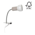 Lampe à pince SVENDA 1xE27/60W/230V chêne - certifié FSC