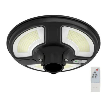 Lampe de rue solaire LED avec détecteur LED/10W/3,2V IP65 4000K + télécommande