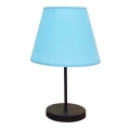 Lampe de table 1xE27/60W/230V bleu/noir