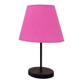 Lampe de table 1xE27/60W/230V rose/noir