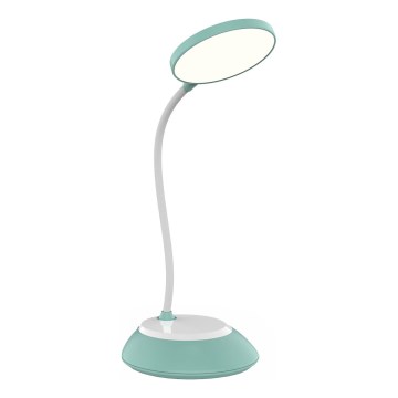 Lampe de table à intensité variable rechargeable VISUA LED/5W/5V 3000-5000K 1200 mAh turquoise