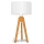 Lampe de table ALBA 1xE27/60W/230V blanc/chêne