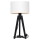 Lampe de table ALBA 1xE27/60W/230V blanc/doré/pin