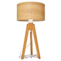 Lampe de table ALBA 1xE27/60W/230V marron/chêne
