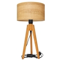Lampe de table ALBA 1xE27/60W/230V marron/chêne