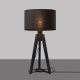 Lampe de table ALBA 1xE27/60W/230V noir/pin