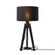 Lampe de table ALBA 1xE27/60W/230V noir/pin